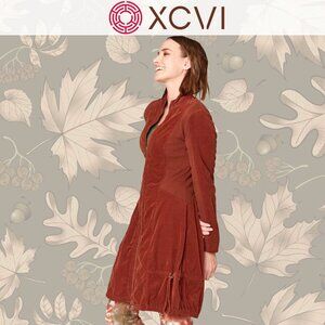 XCVI - Corduroy Winifred Jacket in Nutmeg - Size M